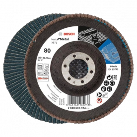 Bosch X571 125 мм K80 (2608606924) - Лепестковый шлифкруг