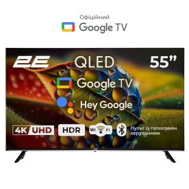 2E 55A77Q - Смарт-телевізор 55″ Google TV