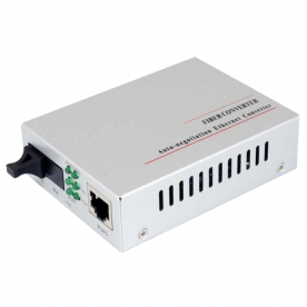 Медiаконвертор (1550TX&1310RX, 10/100, 20км SC) TelStream MC-118/520SC