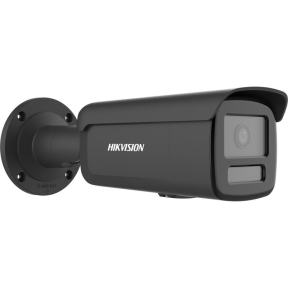 Hikvision DS-2CD2T47G2H-LI (eF/BLACK) (2.8 мм) - 4Мп фіксована мережева камера ColorVu з гібридним підсвічуванням