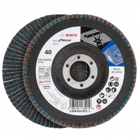 Bosch X571 125 мм K40 (2608606922) - Пелюстковий шліфкруг