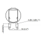 Hikvision DS-2DE2C400MW-DE(F0)(S7) (2.8мм) - 4Мп купольна міні-камера PT