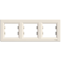 Schneider Electric Asfora EPH5800323 - Рамка тримісна, горизонтальна