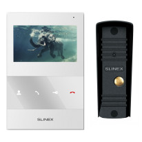Slinex ML-16HD (Black) + SQ-04 (White) - Комплект видеодомофона