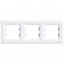 Schneider Electric ASFORA EPH5800321 Рамка 3-місна горизонтальна біла