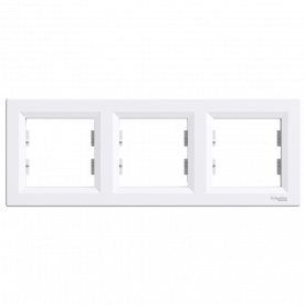 Schneider Electric ASFORA EPH5800321 Рамка 3-місна горизонтальна біла