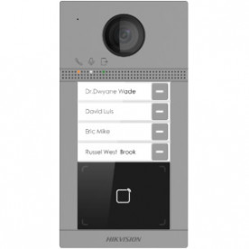 2Мп IP виклична панель з Wi-Fi Hikvision DS-KV8413-WME1(B)/Surface/Flush