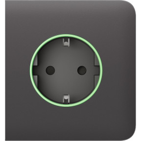 Ajax SideCover (smart) [ type F ] Gray - Передня панель та кришка розетки