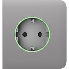 Ajax SideCover (smart) [ type F ] Fog - Передня панель та кришка розетки