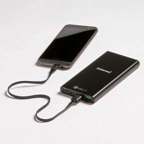Повербанк Intenso Q10000 10000mAh, QC 3.0, USB-A, USB QC, black (7334530)