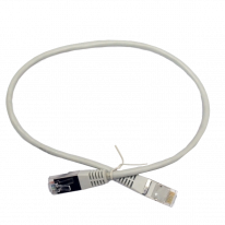 Патч-корд U/FTP L&W ELECTRONICAL 0.5 м, кат. 6А, 30AWG Slim, LW
