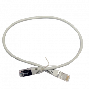 Патч-корд U/FTP L&W ELECTRONICAL 0.5 м, кат. 6А, 30AWG Slim, LW
