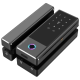 SEVEN LOCK SL-7776BF black - Розумний біометричний замок на скляні двері