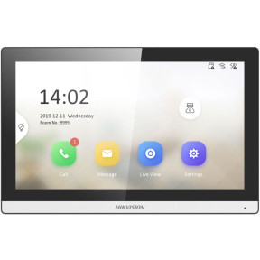 Hikvision DS-KH6350-TE1 + DS-KB8113-IME1(B) UKR + DS-3E1105P-EI + HS-TF-P1/32G - Комплект домофонії