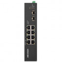 8-портовий некерований POE комутатор Hikvision DS-3T0510HP-E/HS