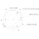 Dahua Technology DH-IPC-HDW2449T-S-IL-BE (2.8 мм) - 4 МП WizSense з подвійним підсвічуванням та мікрофоном (чорна)