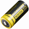 Nitecore NL166 3.7V (650mAh) - Акумулятор літієвий 16340 (RCR123A)