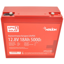 Merlion LiFePO4 12.8V 18AH - Акумуляторна батарея