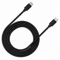 Кабель USB Type-C Canyon C-12 USB-C to USB-C Fast Charging & AV Data Transfer 100W 2m Black (CNS-USBC12B)
