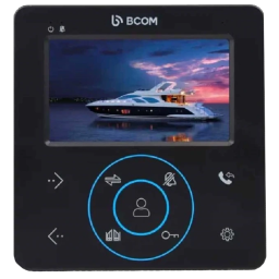 BCOM BD-480 Black - Відеодомофон