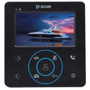 BCOM BD-480 Black - Відеодомофон