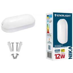ENERLIGHT NIKA 12Вт 5000К IP65 з датчиком руху - Світильник