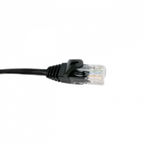 Патч-корд E-server UTP, 0.5 м, кат. 5e чорний