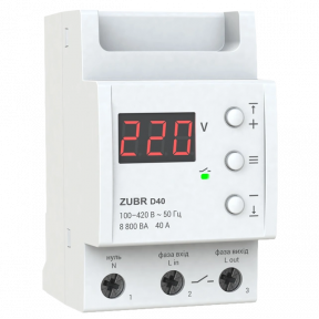 ZUBR D40 - Реле напруги