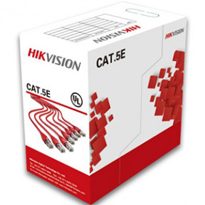 UTP кабель Hikvision DS-1LN5E-S кат.5е (UTP мідь внутрішній) бухта 305м