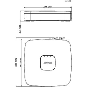 Dahua Technology DH-XVR5108C-I3 - 8-канальний відеореєстратор Penta-bridge 5MP Value/1080P Smart 1U 1HDD WizSense