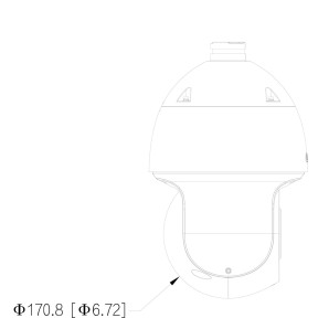 Dahua Technology DH-SD6CE445GB-HNR - 4MP 45x ІЧ мережева PTZ камера Starlight