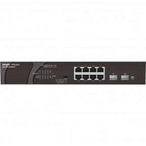 Ruijie Reyee RG-ES110GDS-P - 10-портовый неуправляемый коммутатор PoE 10/100/1000 Мбит/с