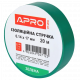 Iзоляцiйна стрiчка зелена APRO 0.14х17 мм 20 м