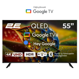 2E 55A77Q - Смарт-телевізор 55″ Google TV