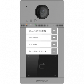 2 Мп IP виклична панель з Wi-Fi Hikvision DS-KV8413-WME1(B)/Flush