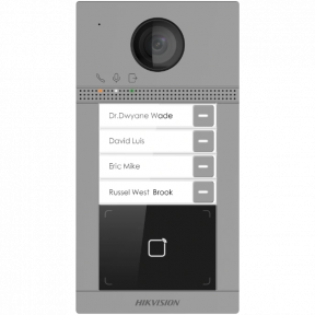 2 Мп IP виклична панель з Wi-Fi Hikvision DS-KV8413-WME1(B)/Flush