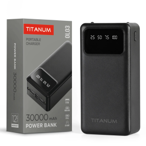 TITANUM OL03 Black 30000mAh (TPB-OL03-B) - Повербанк