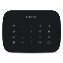 U-Prox Keypad G4 Черная - Многогрупповая клавиатура с сенсорной поверхностью