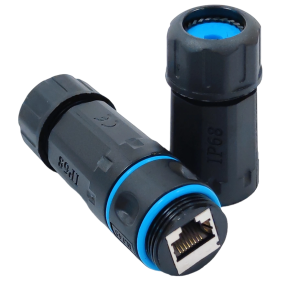 Водонепроницаемый соединитель IP68 кат. 6 RJ45-RJ45 STP
