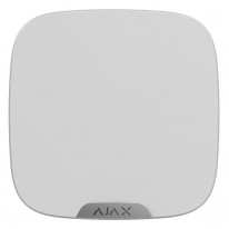 Уличная сирена с креплением для брендированной лицевой панели Ajax StreetSiren DoubleDeck Белая