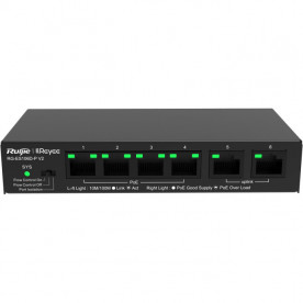 Ruijie Reyee RG-ES106D-P V2 - 6-портовый неуправляемый коммутатор 10/100 Мбит/с