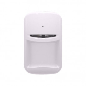 U-Prox PIR Combi VB white - Беспроводной датчик движения и разбития стекла с линзой "штора"