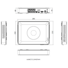 Hikvision DS-7108NI-Q1/8P(D) - 8-канальний мережевий PoE-відеореєстратор