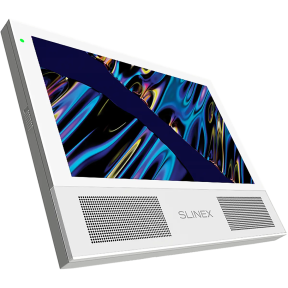Slinex Sonik 7 Cloud White - Відеодомофон з двома динаміками, змінними панелями та переадресацією виклику