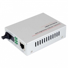 Медiаконвертор (1550TX&1310RX, 10/100, 20км SC) TelStream MC-118/520SC