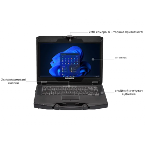 Durabook S14I 14FHD AG/Intel i3-1115G4/4/128F/int/W10P Ноутбук