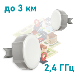 MikroTik SXT 2 (RBSXTG-2HnD) - 2.4GHz Wi-Fi точка доступу з посиленою антеною