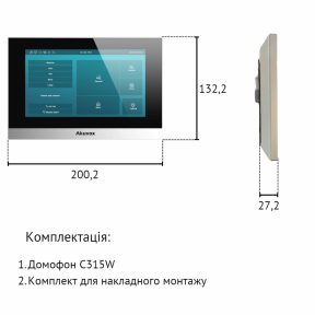 SIP домофон AKUVOX C315S