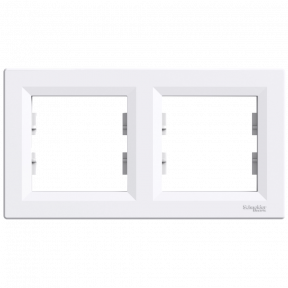 Schneider Electric ASFORA EPH5800221 Рамка 2-місна горизонтальна біла
