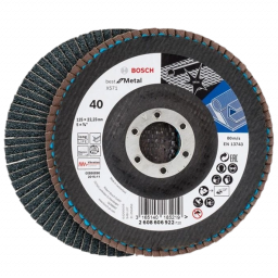 Bosch X571 125 мм K40 (2608606922) - Пелюстковий шліфкруг